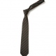 School uniform tie with thin stripe, polyester, elastic neck, clip on, standard