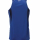 Spalding training vest technical sports top with dropped hem and tail