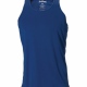 Spalding training vest technical sports top with dropped hem and tail