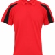School sports polo shirt contrast colours 