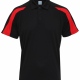 School sports polo shirt contrast colours 