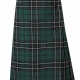 Girls junior school tartan knife pleat kilt skirt button fastening