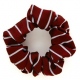 School uniform hair scrunchie with thin stripes to complement school tie
