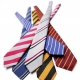 School uniform custom design stripe ties, elastic and standard