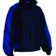 Team club sports lined training jacket full zip with contrast panels