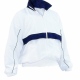 Team club sports lined training jacket full zip with contrast piping