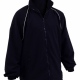 Team club sports lined training microfibre jacket full zip and contrast piping