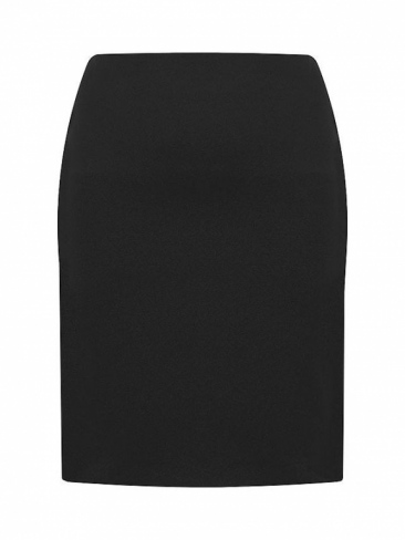 Polyester Suit Straight Skirt Black / Navy / Steel Grey