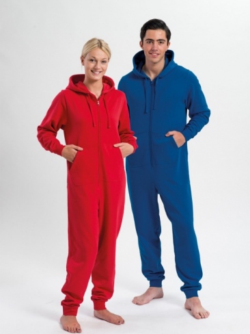 Adult Onesie Cotton Rich All In One Unisex (Generous Fit)
