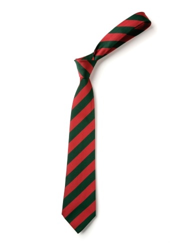 Red & Green Broad Stripe Tie (Box of 24)