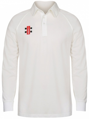 Cricket Shirt Long Sleeve Gray Nicolls