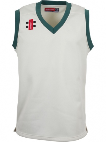 Cricket Sleeveless Slipover Jumper Gray Nicolls