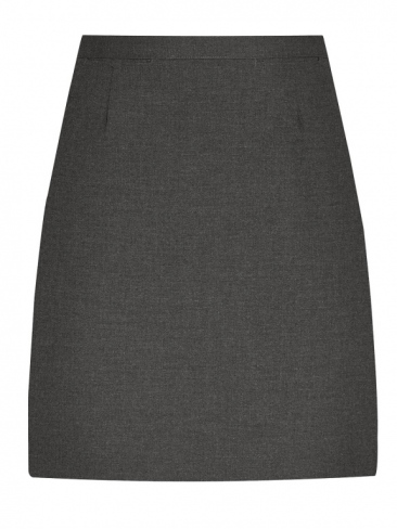 Grey Eco Suit Straight Skirt