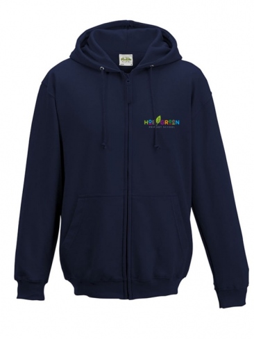 Hob Green Staff Zip Hoodie Navy