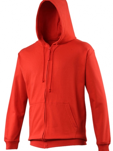 School Sports Zipped Hooded Sweatshirt