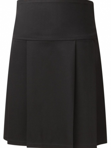 Junior Grey Drop Waist Pleated Eco School Skirt