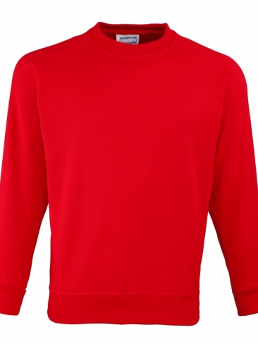 School Crew Neck Sweatshirt Poly Cotton