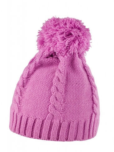 Senior School Cable Knit Pompom Beanie Hat