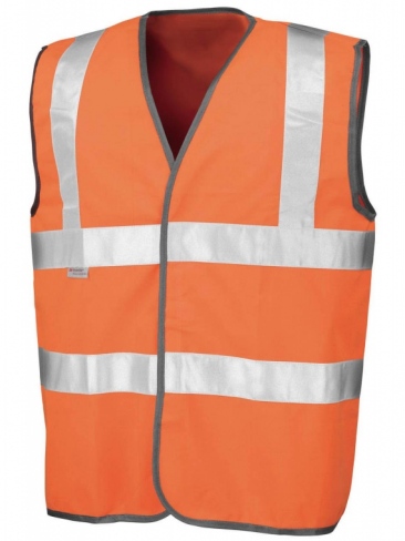 School Hi Viz Orange Waistcoat
