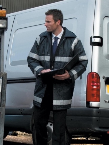 Waterproof Lined Management Reflective Jacket