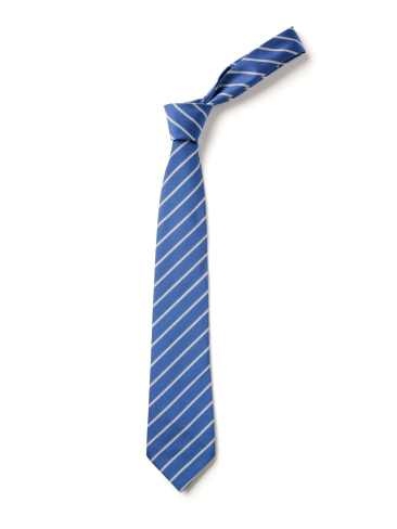 Royal Blue With White Thin Stripe Tie (Box of 24)