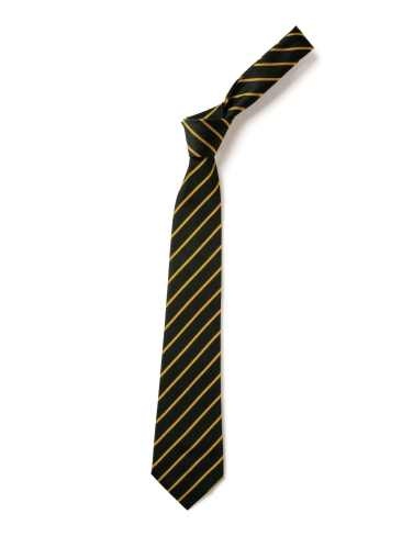 Navy Blue With Gold Thin Stripe Tie (Box of 24)