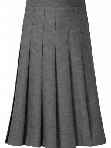 Girls Ladies Suit Skirt Aspire Pleated Grey