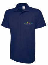 Hob Green Staff Polo Shirt Navy Blue