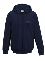 Hob Green Staff Zip Hoodie Navy